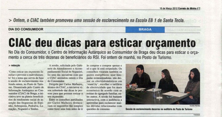 CIAC deu dicas para esticar orçamento